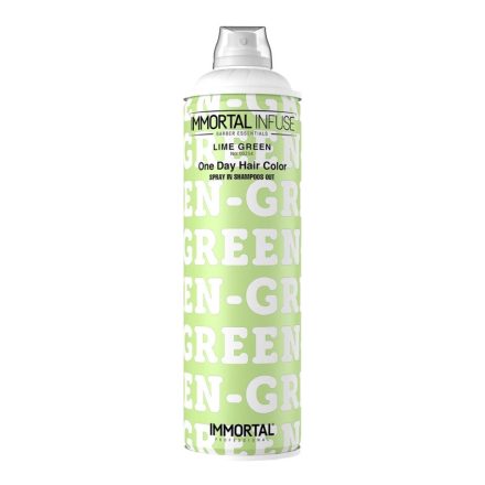 IMMORTAL INFUSE ONE DAY HAIR COLOR SPRAY LIME GREEN 200 ML